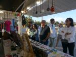 The mayor of Salou, Pere Granados, visiting the market