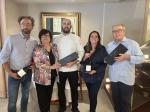 Clos Galena con los propietarios de Can Bosch en Cambrils